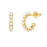 Pearl Hoops